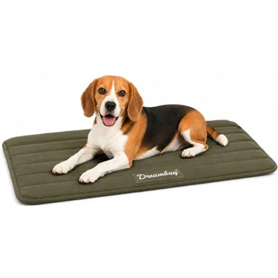 Flamingo Hundsäng – kattsäng ortopedisk Dreambay® olivgrön – ortopedisk hundkudde premium – 85,5 x 51 x 2,3 cm Flamingo Hundsäng – kattsäng ortopedisk Dreambay® olivgrön – ortopedisk hundkudde premium – 85,5 x 51 x 2,3 cm