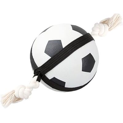 Karlie Action fotboll, hundleksak, gummi, svart-vit, 40 x 12,5 x 12,5 cm Karlie Action fotboll, hundleksak, gummi, svart-vit, 40 x 12,5 x 12,5 cm