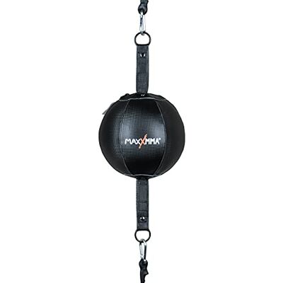 MaxxMMA Dubbeländad hastighetsboll, boxning hastighetsboll, reflex Dodge boll, stansningsboll, MMA träningsboll, inklusive pump, sladdar och ringlåsning MaxxMMA Dubbeländad hastighetsboll, boxning hastighetsboll, reflex Dodge boll, stansningsboll, MMA träningsboll, inklusive pump, sladdar och ringlåsning