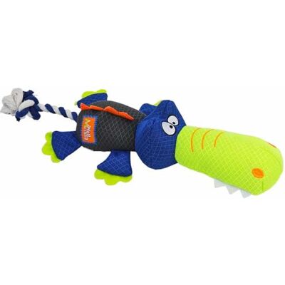 Nobby Mesh krokodil med rep 44 cm Nobby Mesh krokodil med rep 44 cm