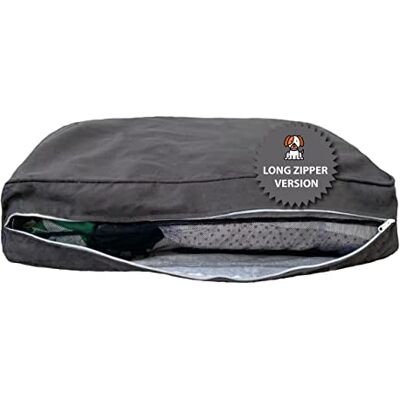 Molly Mutt Stort hundsängöverdrag – I'M A Realist-tryck – mått 27 x 36 x 5 tum – 100% bomull – hållbart – andningsbart – hållbart – maskintvättbart hundsängöverdrag (dd45ab) Molly Mutt Stort hundsängöverdrag – I'M A Realist-tryck – mått 27 x 36 x 5 tum – 100% bomull – hållbart – andningsbart – hållbart – maskintvättbart hundsängöverdrag (dd45ab)