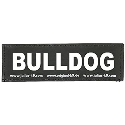 Julius-K9 Kardborreband, BULLDOG, stor, svart Julius-K9 Kardborreband, BULLDOG, stor, svart