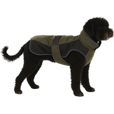 Flamingo Eisberg khaki/mörkblå 55 cm vinterrock Flamingo Eisberg khaki/mörkblå 55 cm vinterrock