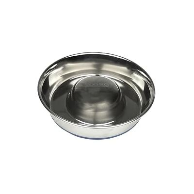 CLASSIC Caldex klassisk matskål/frisnapf, av rostfritt stål, med halkfri botten, för långsammare fyllning, storlek S, 19 cm CLASSIC Caldex klassisk matskål/frisnapf, av rostfritt stål, med halkfri botten, för långsammare fyllning, storlek S, 19 cm