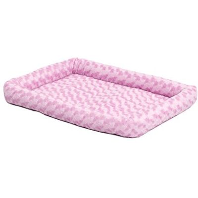 MidWest Homes for Pets MidWest Homes for Husdjur modell 4022-PK husdjurskudde, hundsäng, 56 cm lång hund- eller kattsäng med bekväm stoppning, perfekt för små raser, rosa MidWest Homes for Pets MidWest Homes for Husdjur modell 4022-PK husdjurskudde, hundsäng, 56 cm lång hund- eller kattsäng med bekväm stoppning, perfekt för små raser, rosa