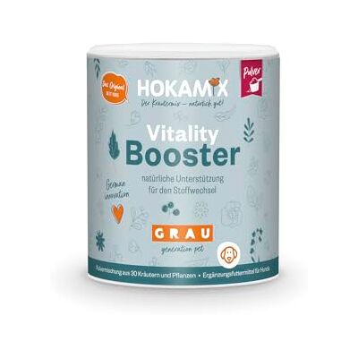 Grau Grå – originalet – HOKAMIX30 Classic pulver, allround-örtblandning för hundar, 30 viktiga örter för vård, 1 förpackning (1 x 400 g), tilläggsfoder för hundar Grau Grå – originalet – HOKAMIX30 Classic pulver, allround-örtblandning för hundar, 30 viktiga örter för vård, 1 förpackning (1 x 400 g), tilläggsfoder för hundar