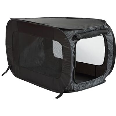Beatrice Home Fashions Bärbar, hopfällbar, pop-up kennel resekatt och hundlåda, 82,5 cm L x 49,5 cm B x 49,5 cm H, Svart Beatrice Home Fashions Bärbar, hopfällbar, pop-up kennel resekatt och hundlåda, 82,5 cm L x 49,5 cm B x 49,5 cm H, Svart