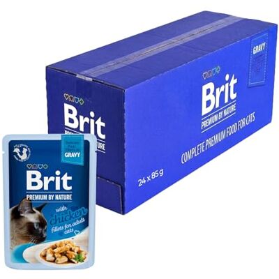 BRIT Premium Kattfiléer i Sås - Vuxen kattmat BRIT Premium Kattfiléer i Sås - Vuxen kattmat