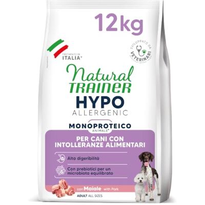 Trainer Natural Hypoallergen hundmat med gris 12 kg Trainer Natural Hypoallergen hundmat med gris 12 kg