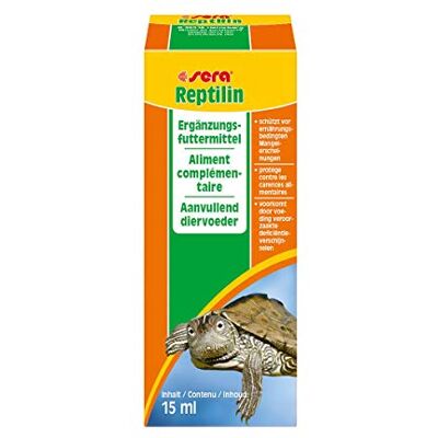 sera 02810 reptilin 15 ml – multivitamindroppar för reptiler och sköldpaddor – en smakfull emulsion av 12 värdefulla vitaminer för att droppa på maten eller dricksvattnet sera 02810 reptilin 15 ml – multivitamindroppar för reptiler och sköldpaddor – en smakfull emulsion av 12 värdefulla vitaminer för att droppa på maten eller dricksvattnet