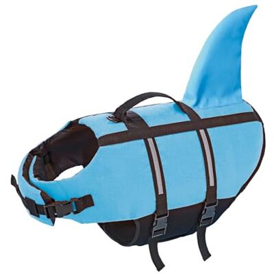 Nobby 61032 hundsimhjälpmedel Sharki ljusblå storlek: M, 35 cm Nobby 61032 hundsimhjälpmedel Sharki ljusblå storlek: M, 35 cm
