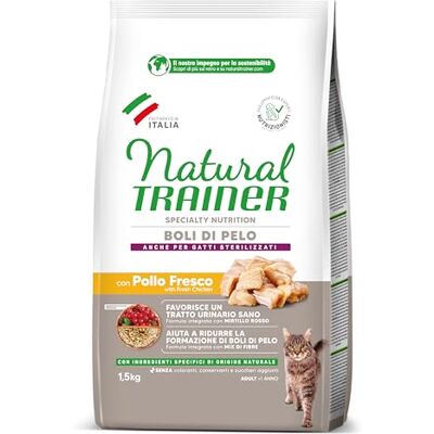 Trainer Natural Mat för vuxna katter Pull med färsk kyckling 1,5 kg Trainer Natural Mat för vuxna katter Pull med färsk kyckling 1,5 kg
