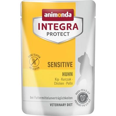 Animonda Integra Protect katt känslig diet, kattmat, våtfoder för foderallergi, med kyckling, 24 x 85 g Animonda Integra Protect katt känslig diet, kattmat, våtfoder för foderallergi, med kyckling, 24 x 85 g