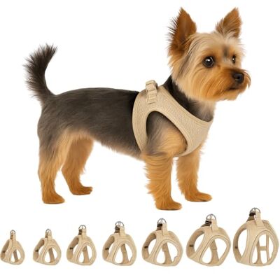 Flamingo Step&Go Bento Hundsele Beige XS A:28-30 cm B:30-32 cm x 3 mm Justerbar med reflekterande ränder Perfekt för Pomeranian, Yorkshire, Papillon & Toyterrier Flamingo Step&Go Bento Hundsele Beige XS A:28-30 cm B:30-32 cm x 3 mm Justerbar med reflekterande ränder Perfekt för Pomeranian, Yorkshire, Papillon & Toyterrier
