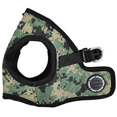 Puppia Valp Hundsele Sentinel Harness B, Khaki Camo, S Puppia Valp Hundsele Sentinel Harness B, Khaki Camo, S