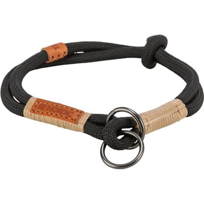 TRIXIE Zug-Stopp BE nordiskt hundhalsband L-XL svart/sand bekvämt hundhalsband för stora och mycket stora hundar med dragbegränsning Robust och elegant 17295 TRIXIE Zug-Stopp BE nordiskt hundhalsband L-XL svart/sand bekvämt hundhalsband för stora och mycket stora hundar med dragbegränsning Robust och elegant 17295
