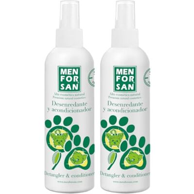 MENFORSAN - Tangle Fjerner för hund och katt - 125 ml - Paket med 2 MENFORSAN - Tangle Fjerner för hund och katt - 125 ml - Paket med 2