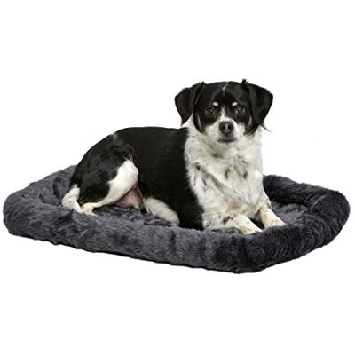 New World grå hundbädd Bolster hundsäng passar hundlådor i metall maskintvätt och tork New World grå hundbädd Bolster hundsäng passar hundlådor i metall maskintvätt och tork