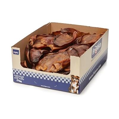 friGERA grisöron 30 st. 1 260 g – naturligt hundmellanmål, gluten och spannmålsfri, hållbart tuggnöje friGERA grisöron 30 st. 1 260 g – naturligt hundmellanmål, gluten och spannmålsfri, hållbart tuggnöje