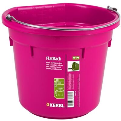 Kerbl Flatback, rosa, ca 20 l Foder- och vattenhink Kerbl Flatback, rosa, ca 20 l Foder- och vattenhink