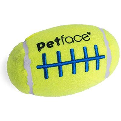Petface glittrig rugby tennisboll Petface glittrig rugby tennisboll