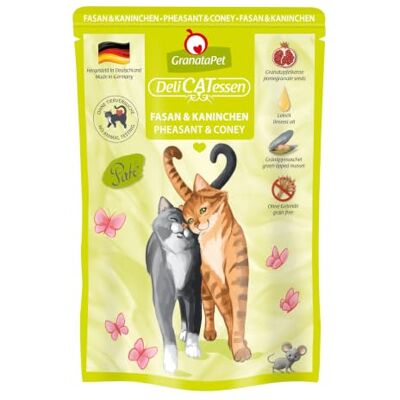 GranataPet Hjort & Kyckling Blötmat till Katt - Proteininnehållande & Utan spannmål GranataPet Hjort & Kyckling Blötmat till Katt - Proteininnehållande & Utan spannmål