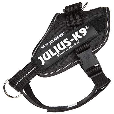 Julius-K9 IDC Powerseleness, hundsele med främre kontroll Y-bälte, storlek: XS/mini-mini, svart Julius-K9 IDC Powerseleness, hundsele med främre kontroll Y-bälte, storlek: XS/mini-mini, svart