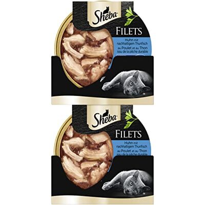 Sheba Filets 419102 Kattmat, Flerfärgad, 16 x 60 g Sheba Filets 419102 Kattmat, Flerfärgad, 16 x 60 g