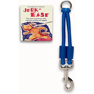 Jerk-Ease BUNGEE HUNDKOPPLÄNGD Patenterad stötdämpartillbehör skyddar dig och dina hundar — fungerar med valfritt koppel och halsband eller sele — ett måste för infällbara koppel – plektrum storlek Jerk-Ease BUNGEE HUNDKOPPLÄNGD Patenterad stötdämpartillbehör skyddar dig och dina hundar — fungerar med valfritt koppel och halsband eller sele — ett måste för infällbara koppel – plektrum storlek