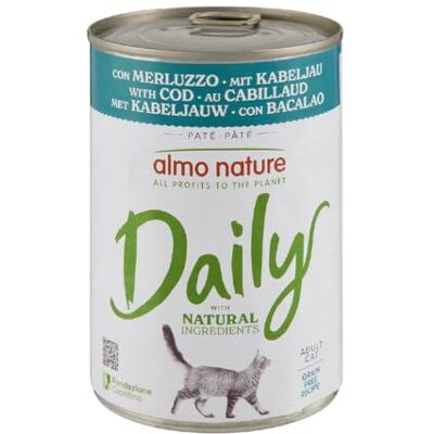 almo nature Daily Premium våt torsk Grainfri 24 x 400 g almo nature Daily Premium våt torsk Grainfri 24 x 400 g