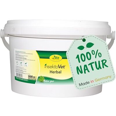 cdVet naturprodukter InsektoVet herbal 1,8 kg – hund – avskräckande mot fästingar och andra skadedjur – stöder hudmetabolismen på näringsgrund av positiv utveckling av hudmiljön - cdVet naturprodukter InsektoVet herbal 1,8 kg – hund – avskräckande mot fästingar och andra skadedjur – stöder hudmetabolismen på näringsgrund av positiv utveckling av hudmiljön -