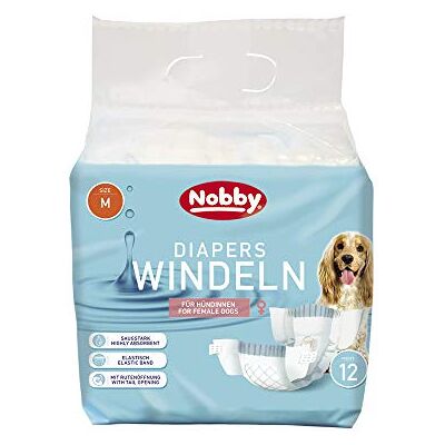 Nobby Windeln f. Huntinvändig 2 st.; M; 32-48 cm Nobby Windeln f. Huntinvändig 2 st.; M; 32-48 cm