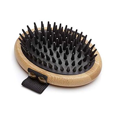 Mikki Bamboo Djurvårdsborste - Massagerande handflatsborste - Kort & Mjukt hår Mikki Bamboo Djurvårdsborste - Massagerande handflatsborste - Kort & Mjukt hår