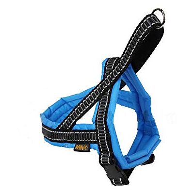 MNC Pet MNC husdjur klassisk T-sele full nylonvaddering, storlek 40, blå MNC Pet MNC husdjur klassisk T-sele full nylonvaddering, storlek 40, blå