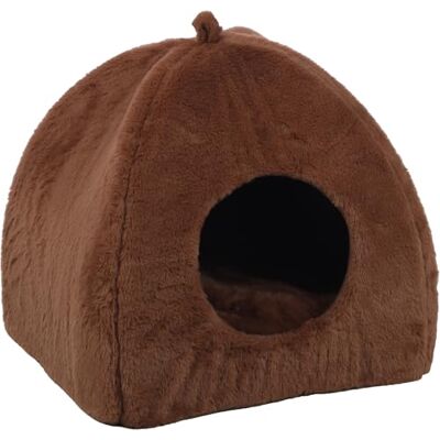 Flamingo Sovplats Ebby Igloo brun 38x38x40cm Flamingo Sovplats Ebby Igloo brun 38x38x40cm