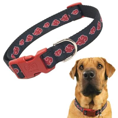 Pawsonify Naruto Hundhalsband för stora hundar, medium, XS/små valphalsband Officiellt licensierad anime-hundhalsband Naruto Akatsuki mantelinspirerad, justerbart husdjurshalsband för hundar Pawsonify Naruto Hundhalsband för stora hundar, medium, XS/små valphalsband Officiellt licensierad anime-hundhalsband Naruto Akatsuki mantelinspirerad, justerbart husdjurshalsband för hundar