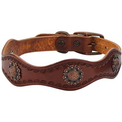 Weaver Leather Sundance hundhalsband, 2,5 x 53,3 cm, brun Weaver Leather Sundance hundhalsband, 2,5 x 53,3 cm, brun