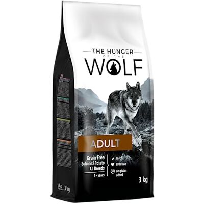 The Hunger of The Wolf Torrfoder för hundar - Lax & Potatis - Alla raser The Hunger of The Wolf Torrfoder för hundar - Lax & Potatis - Alla raser