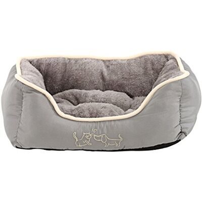 Dehner Sammy 3032893 Hund- och Kattsäng, Grå, 61 x 48 x 18 cm Dehner Sammy 3032893 Hund- och Kattsäng, Grå, 61 x 48 x 18 cm