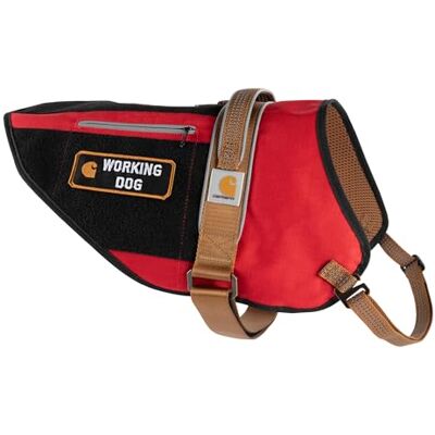 Carhartt Husdjursjackor, nylon ripstop service hundsele, S, hög risk röd/ brun Carhartt Husdjursjackor, nylon ripstop service hundsele, S, hög risk röd/ brun