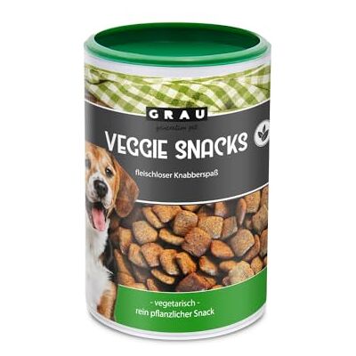 Grau Veggie Snacks Spannmålsfria, vegetariska snacks för hundar, tillskottsfoder för hundar, originalprodukt, 1-pack (1 x 400 g) Grau Veggie Snacks Spannmålsfria, vegetariska snacks för hundar, tillskottsfoder för hundar, originalprodukt, 1-pack (1 x 400 g)