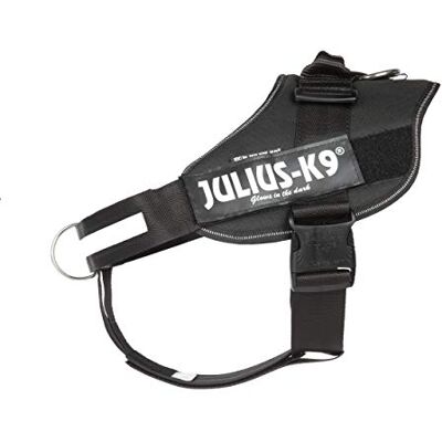 Julius-K9 , IDC Powersele, hundsele med främre kontroll Y-bälte, storlek: 2XL/3, svart Julius-K9 , IDC Powersele, hundsele med främre kontroll Y-bälte, storlek: 2XL/3, svart