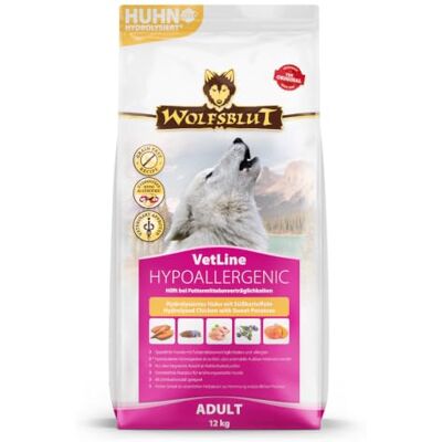 Wolfsblut Hypoallergenisk – vattenavvisande kyckling med söta potatisar 12 kg Wolfsblut Hypoallergenisk – vattenavvisande kyckling med söta potatisar 12 kg