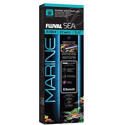 Fluval Sea Marine 3.0, LED-belysning för havsvattenakvarier, 75 cm, 46 W, eftermontering LED för Flex Marine Akvarium 123 L Fluval Sea Marine 3.0, LED-belysning för havsvattenakvarier, 75 cm, 46 W, eftermontering LED för Flex Marine Akvarium 123 L