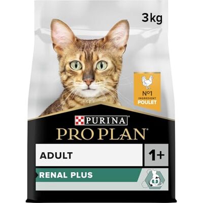 Purina Pro Plan Renal Plus Katt Vuxna Rik Kyckling, 3 kg sovsäck Purina Pro Plan Renal Plus Katt Vuxna Rik Kyckling, 3 kg sovsäck