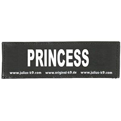 Julius-K9 162LR-G-38047 kardborreband, PRINCESS, svart Julius-K9 162LR-G-38047 kardborreband, PRINCESS, svart