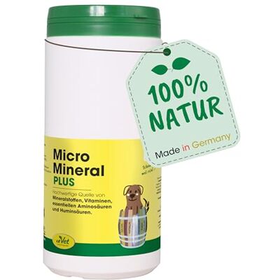 cdVet Naturprodukter mikromineral plus hund & katt 1 kg – extra zink och selen – donator av vitaminer, mineral och spårelement – magsyrapärmar – förorenande pärmar – gastrointestinalt reglering – cdVet Naturprodukter mikromineral plus hund & katt 1 kg – extra zink och selen – donator av vitaminer, mineral och spårelement – magsyrapärmar – förorenande pärmar – gastrointestinalt reglering –