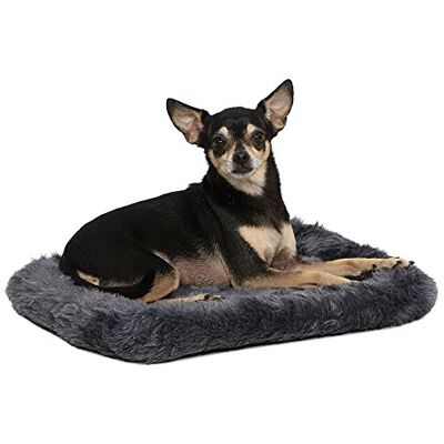 MidWest Homes for Pets MidWest Homes for Husdjur Modell 40218-GY Husdjurskudde, hundsäng, 46 cm lång hund- eller kattsäng med bekväm stoppning, perfekt för "mini"-hundraser, grå MidWest Homes for Pets MidWest Homes for Husdjur Modell 40218-GY Husdjurskudde, hundsäng, 46 cm lång hund- eller kattsäng med bekväm stoppning, perfekt för "mini"-hundraser, grå