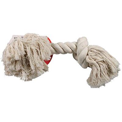 Mammoth Pet Products Flossy Chews Colossal 45 cm 100 procent bomull vitt hundrep ben (10066F) stora raser Mammoth Pet Products Flossy Chews Colossal 45 cm 100 procent bomull vitt hundrep ben (10066F) stora raser