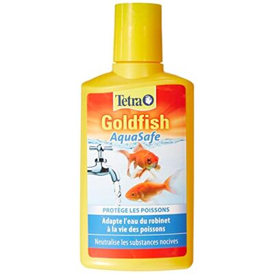 Tetra Goldfish AquaSafe rödfisk balsam 250 ml Guldfiskbalsam Neutraliserar klor och tungmetaller skyddar fiskar Tetra Goldfish AquaSafe rödfisk balsam 250 ml Guldfiskbalsam Neutraliserar klor och tungmetaller skyddar fiskar